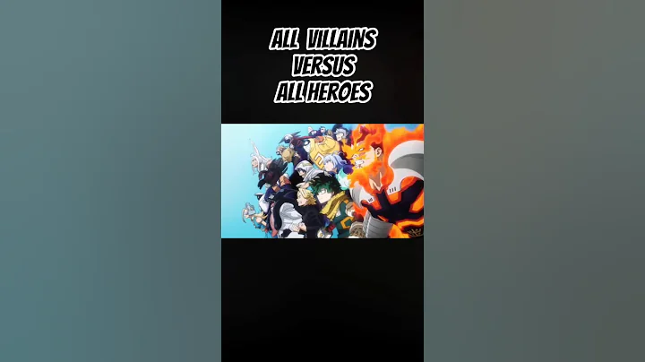 All villains versus All heroes 😎🔥#mha #deku #hero #anime #Subhamay