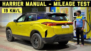 Tata Harrier Manual 2024 Mileage Test: City + Highway !! 160 Kms In Just 700 Rs !!