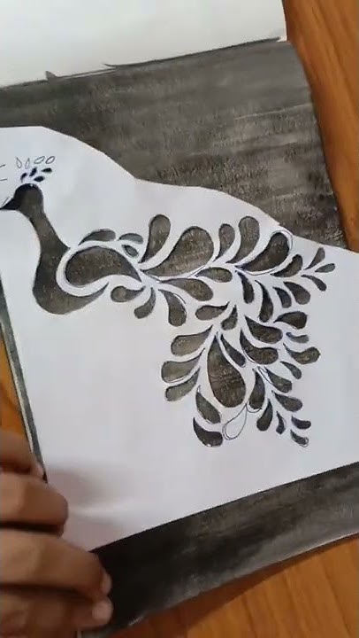 Simple Stencil Painting Peacock Canvas Painting How To Cut Stencil simple-stencil-painting-peacock-canvas-painting-how-to-cut-stencil