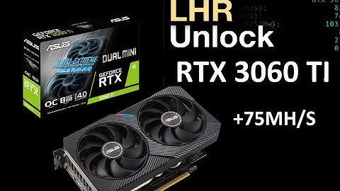 LHR UNLOCK RTX 3060 Ti +75MH/s!!! Mining ethereum Kryptex , T-Rex and NBminer
