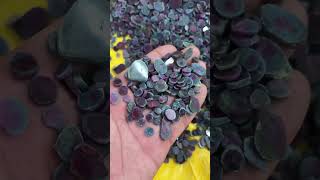 Ruby zoisite chips / $$$ / #crystals #gemstone #shorts