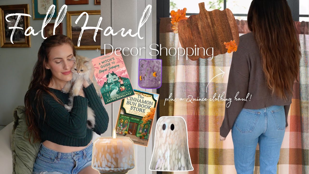 Fall Haul 2025 🍂 Cozy Decor Finds + Quince Clothing Try-On | Autumn Home & Style Refresh
