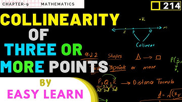 MG-9 Episode#214 | Collinearity of three or more points | Chapter#9 Math for 9th class