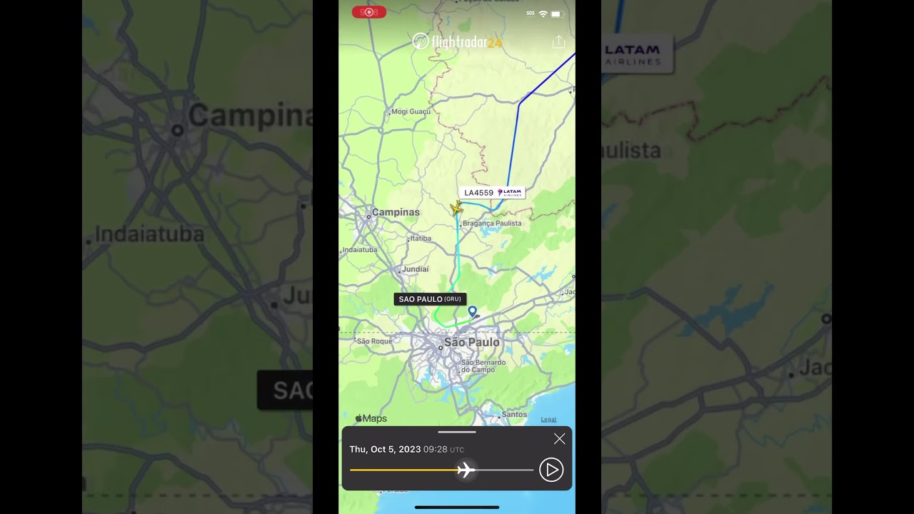 LATAM airlines has an emergency on approach to São Paulo 