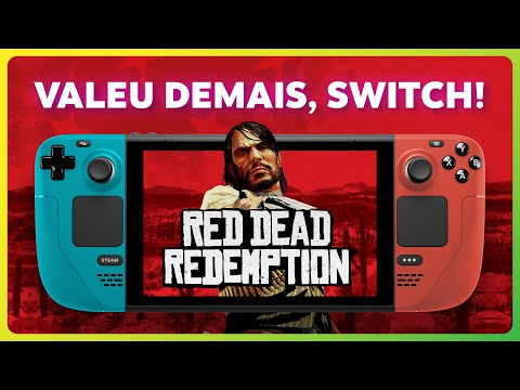 Jogando Red Dead Redemption do Nintendo Switch no Steam Deck