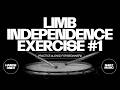 Improve Your Limb Independence #1 | 3-Minute BEGINNER Drum Exercise | Play Along Sheet Music