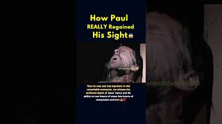 How Paul Really Regained His Sight 😱😳🤯 #Shorts #Youtubeshorts #Catholic #Miracle #Bible #Fypシ