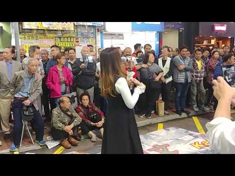 旺角羅文17-12-02 美女新人王Yuki 雪兒🎤🎤🎤問我