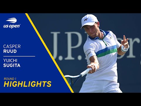 Casper Ruud vs Yūichi Sugita Highlights | 2021 US Open Round 1