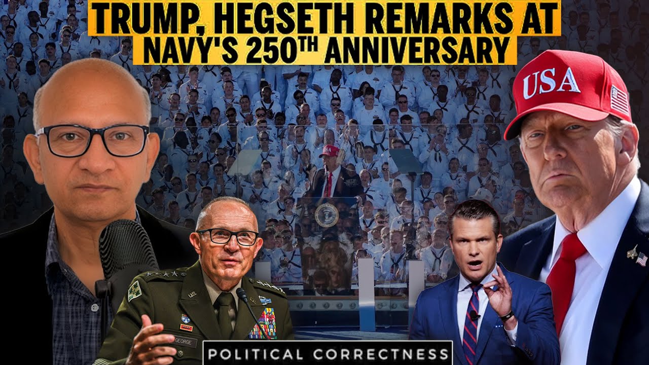 Trump’s Navy Speech Turns Into a Political Rally at Norfolk - Saqlain Imam