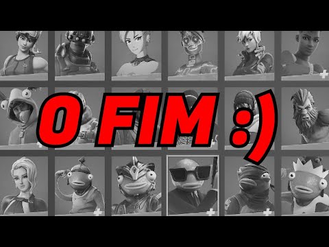 vou parar de comprar skins o fim da conta mais rara do Fortnite e nova  etapa do canal 