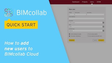 BIMcollab Quick Start: How to add new users to your BIMcollab Cloud space