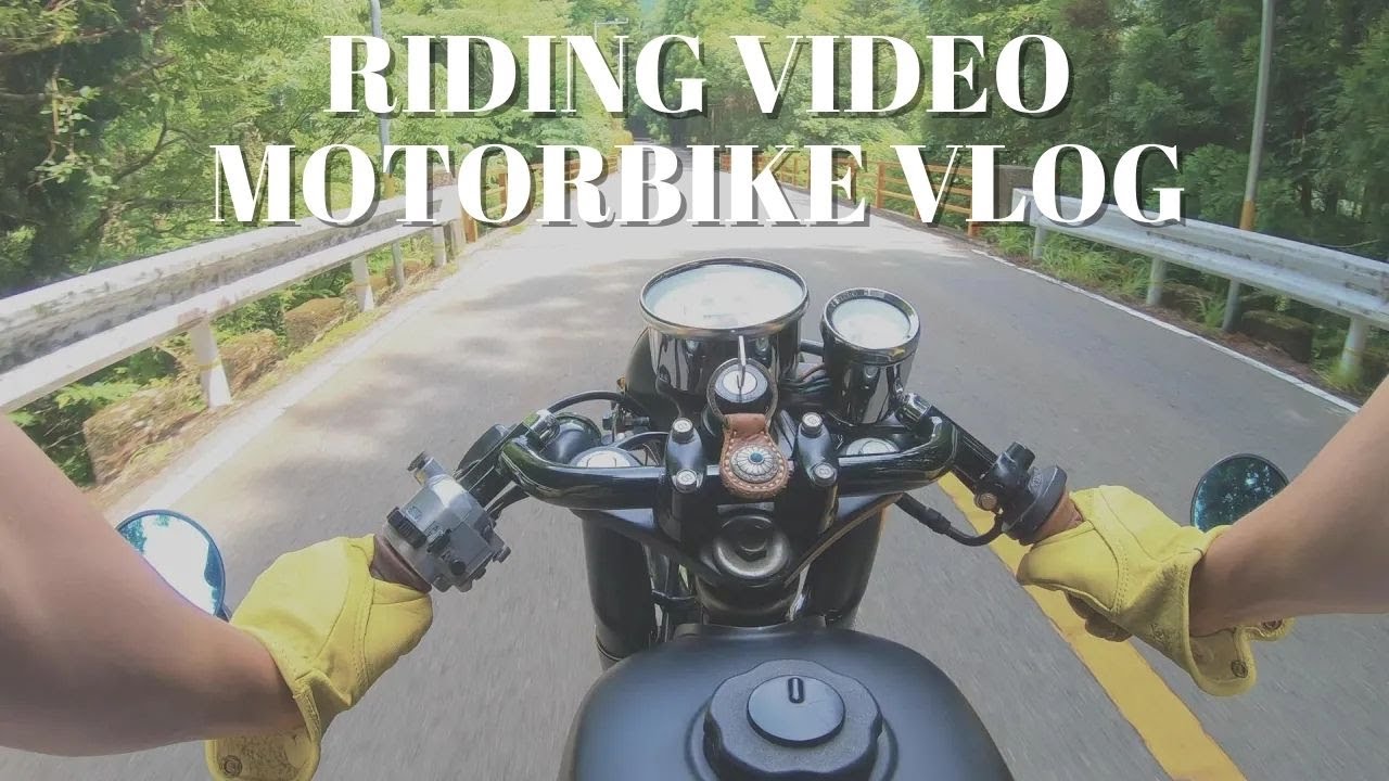 ［走行動画］天気も良いのでYB1に乗ってコーヒー飲みに行く【夏はアイスコーヒーで決まり】