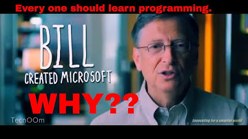 Is computer programming hard to learn? || Bill Gate