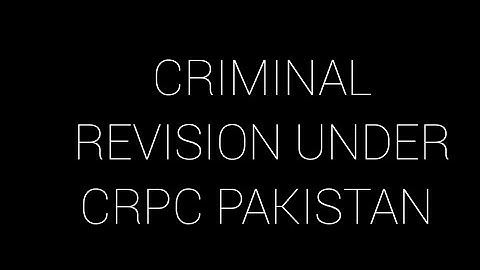 criminal revision under crpc Pakistan #section439 crpc