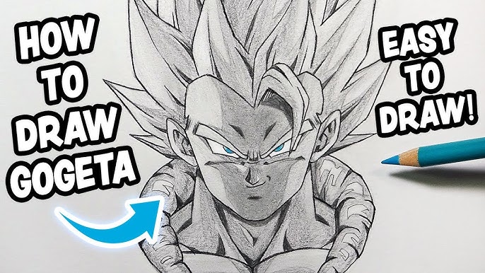 Como Desenhar Goku God ( Deus) - How To Draw Goku God ( Passo a