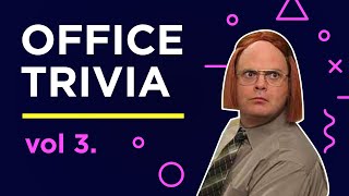 The Office TRIVIA Vol 3.#trivia #games #theoffice #office