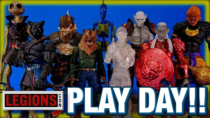 LegionsCon 2025 Play Day! Mythic Legions AWOK Monster Force Custom Goodies For A 6-inch Display!