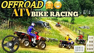 Offroad Snow Mountain ATV Quad Bike Racing Stunts Game 2021 || ATV Bike Racing Android Gameplay screenshot 3