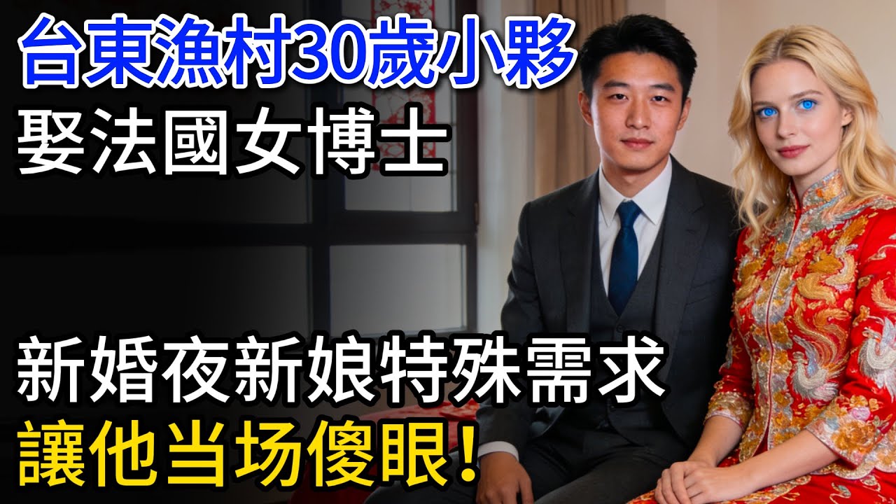 三仙台漁村30歲小夥，娶法國女博士，新婚夜新娘的特殊要求，讓他驚到說不出話來！