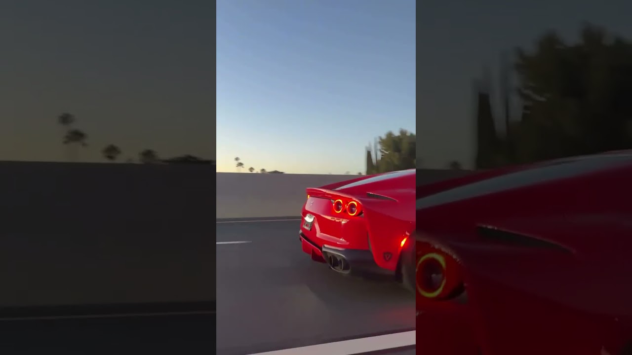 812 Superfast flame tune. #automobile #cartok #ferrari
