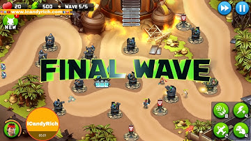 Alien Creeps TD Level 10 Missions Vs Predators Gameplay