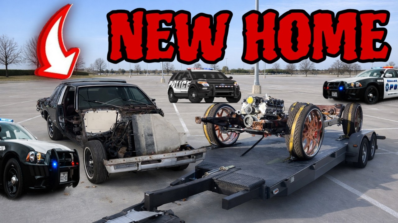 MOTOR ON THE BOX CHEVY FRAME AND THE GBODY CUTLASS HAS A NEW HOME!!