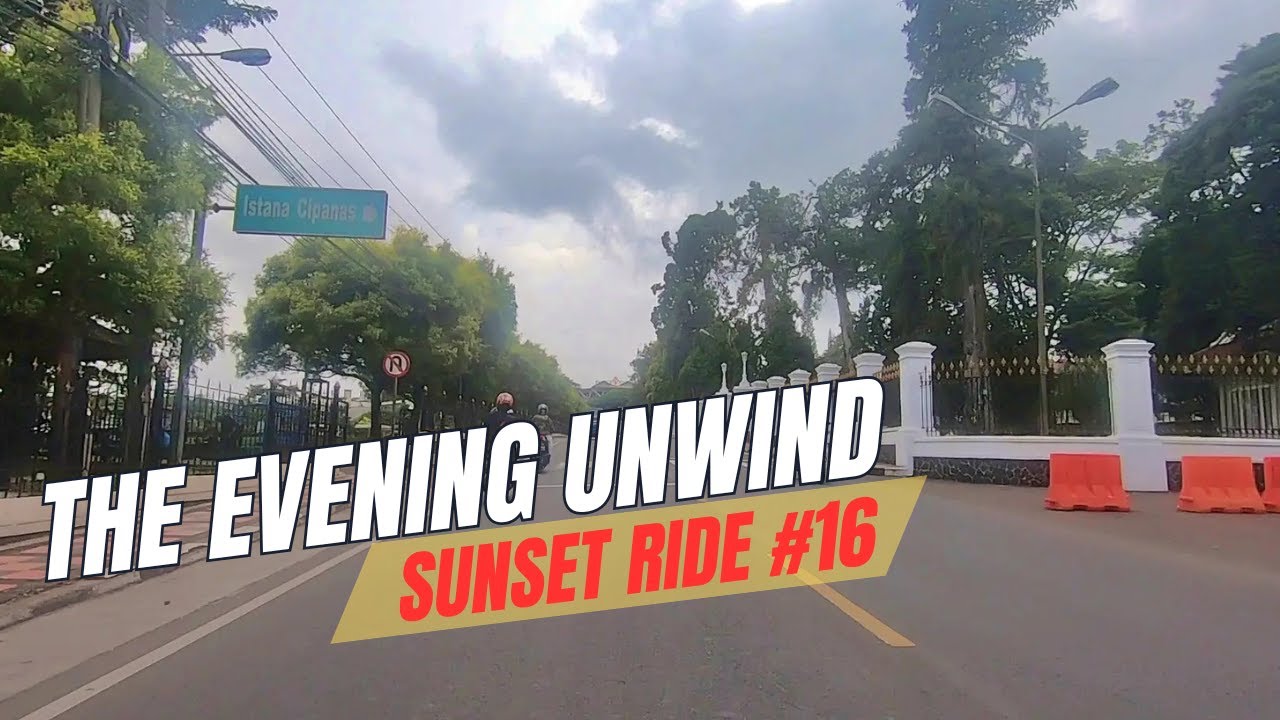 Sunset Ride: Puncak - Cianjur #16 | Pure Road Ambience, No Talking