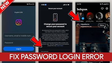 How to Fix Instagram Change Your Password To Secure Your Account Instagram Login Error 2025