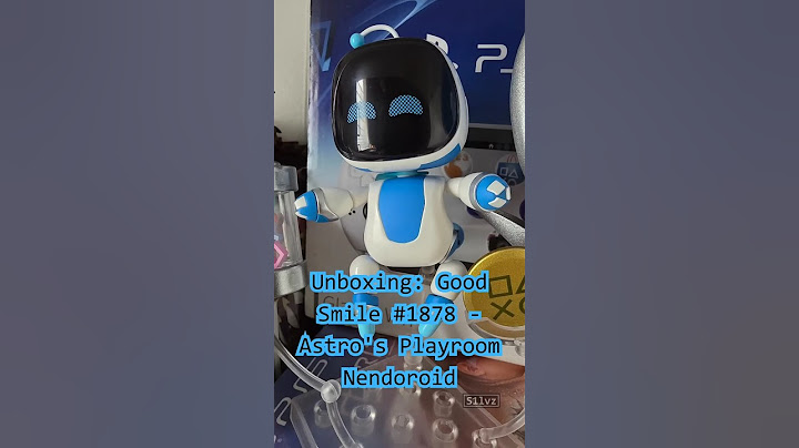 Unboxing: GSC Asto Bot Playroom Nendoroid #astrobot #astro #playstation #ps5 #teamasobi #gaming
