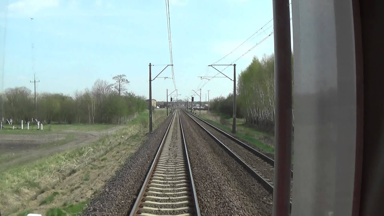 Odcinek Inowrocław - Bydgoszcz Główna z tyłu IC 