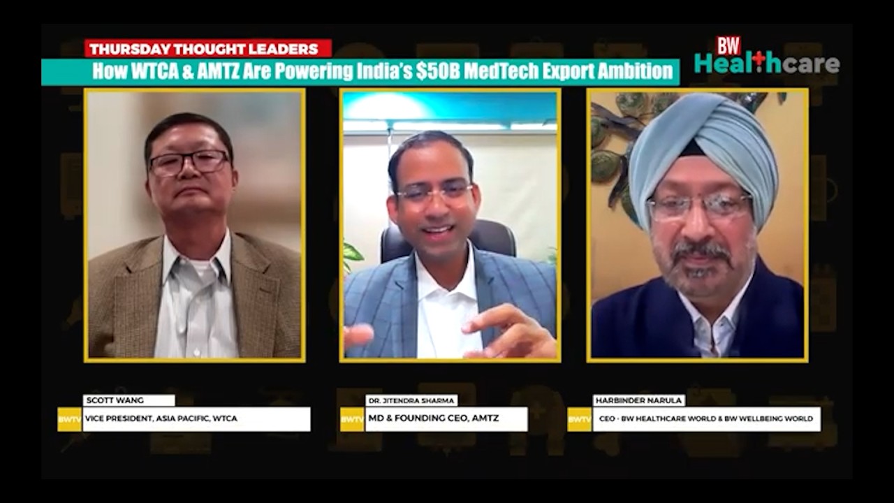 India’s $50B MedTech Export Roadmap | AMTZ × WTCA Global Strategy