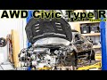 Building an AWD Civic Type R | Ep. 19 (Engine is IN!)