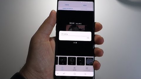 Android Oreo new feature Note 8: Set GIF animation on Always on Display