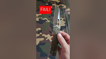 Microtech MSI FAIL! #microtech #fail #ram #foldingknife #edc #edcknife #edcgear #failure #dangerous
