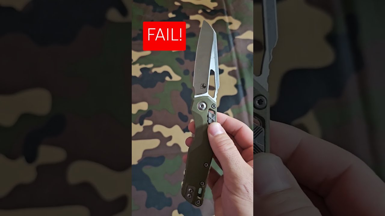 Microtech MSI FAIL Fail Ram Foldingknife Edc Edcknife Edcgear Failure Dangerous