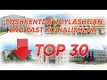 Toshkentda joylashgan eng past yoʻnalishlar — TOP 30