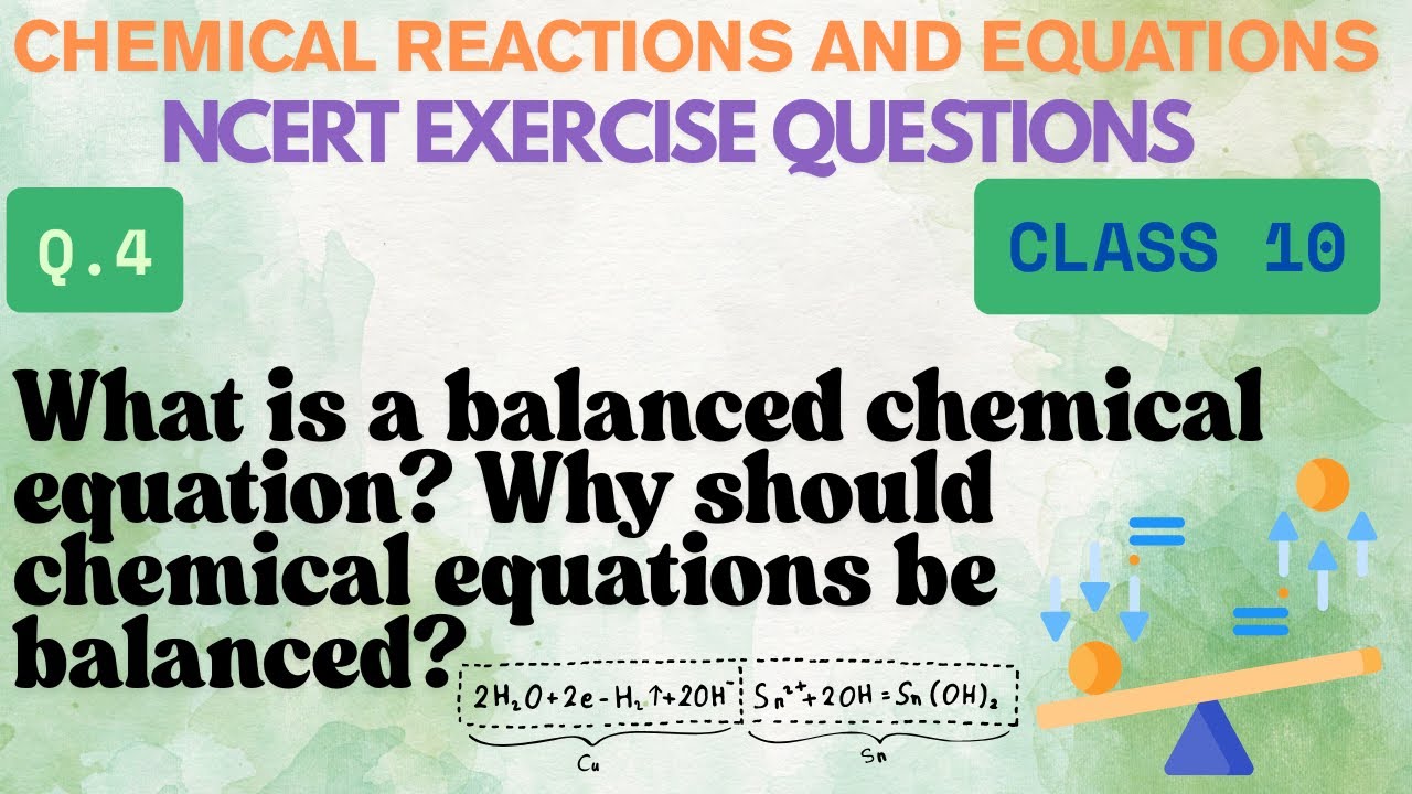 What Is A Balanced Chemical Equation Why Should Chemical Equations Be what-is-a-balanced-chemical-equation-why-should-chemical-equations-be