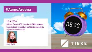 Miten VISIIRI auttaa kestävässä tekoälyn kehittämisessä ja hyödyntämisessä? | AamuAreena 18.4.2026