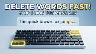 Hidden Keyboard Shortcut: Delete & Select Text Word by Word!