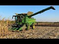 Рекордный урожай кукурузы уборка JOHN DEERE S 670i👍🏻 жаль что мало посеяли