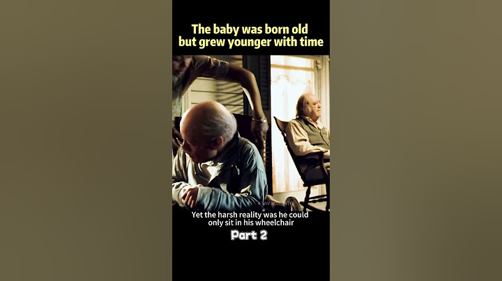 The boy was born old but grew younger with time.