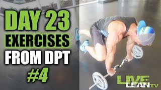DAY 23: AFTERBURN DPT EXERCISES | WORKOUT #4 | Live Lean Shred Ep. 23