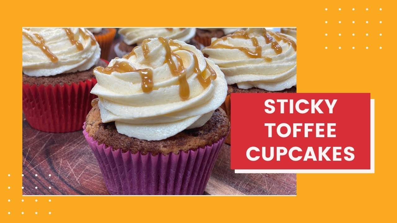 How to make Sticky Toffee Cupcakes YouTube