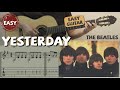Yesterday  / The Beatles (Guitar) [Notation + TAB]