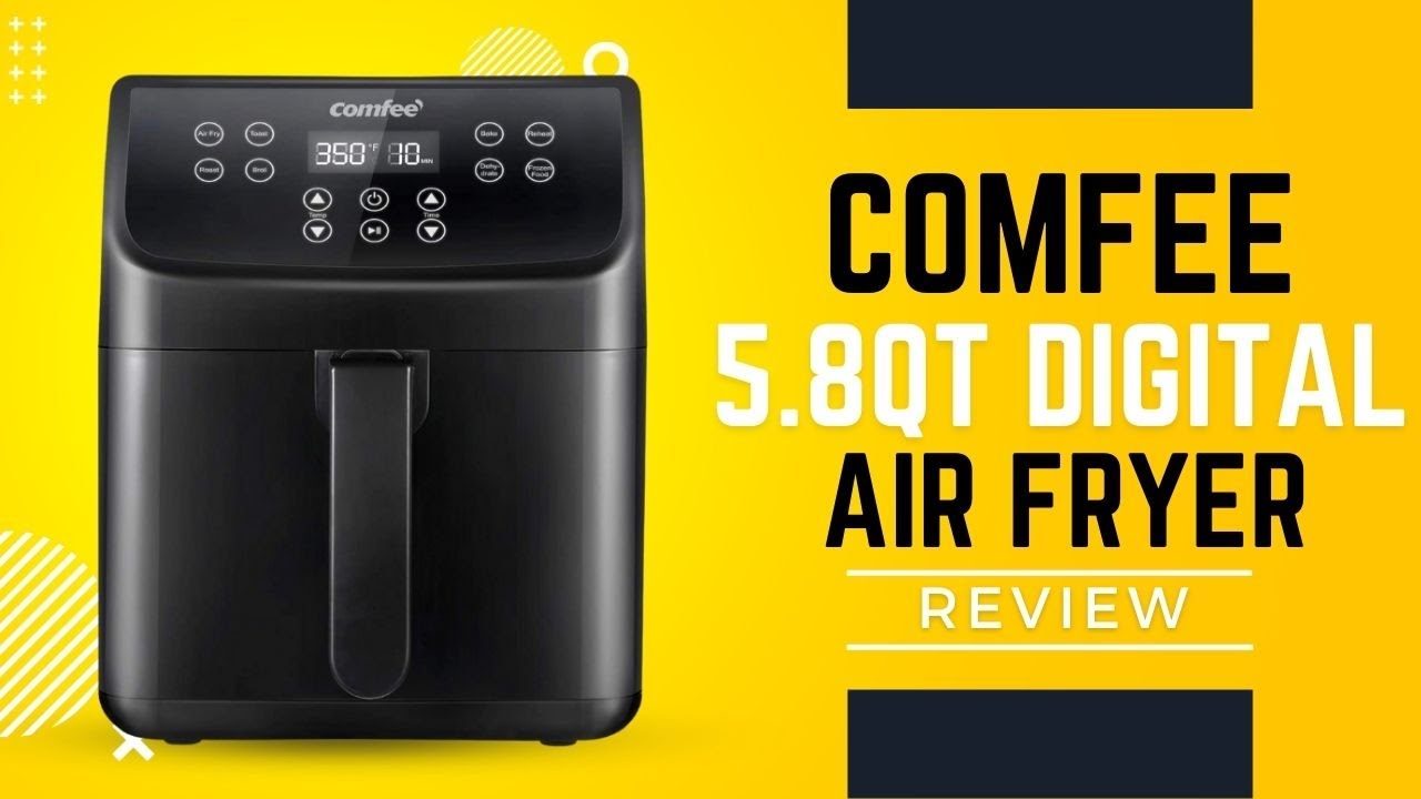  COMFEE' 5.8Qt Digital Air Fryer, Toaster Oven