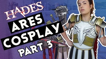 Making Ares from HADES! Part 3: Painting | White Cosplay Armor Tutorial