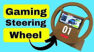 [ DIY ] How To Make A Gaming Steering Wheel At Home || Easy &Awesome Project ||