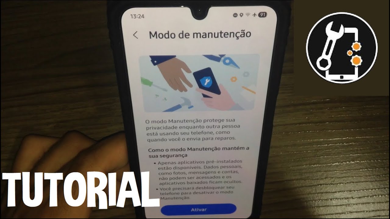TUTORIAL 172: CONFIGURAR MODO MANUTENÇÃO (ASSISTÊNCIA DO APARELHO) NO ANDROID 16 E COMPATÍVEIS