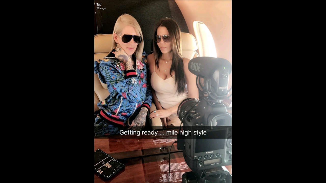 Tati Films With Jeffree Star + Sisley Haul | SnapChat Story